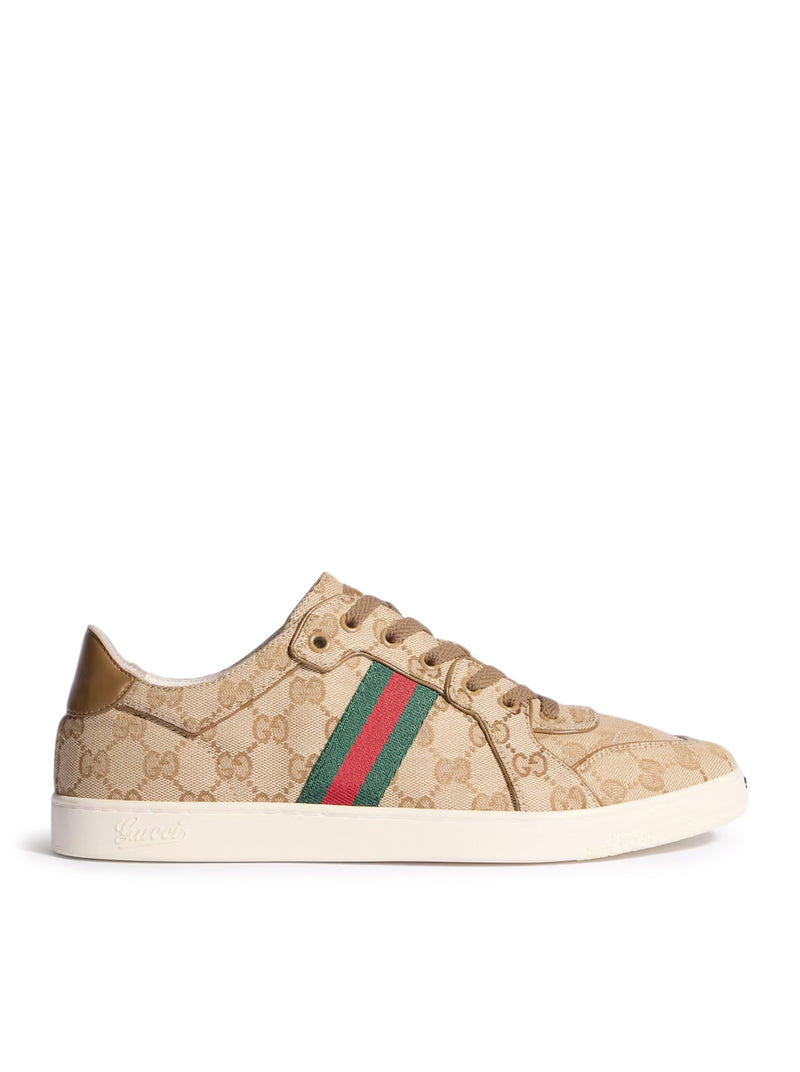Gucci Men Low Stretch Gg Sneakers GUCCI