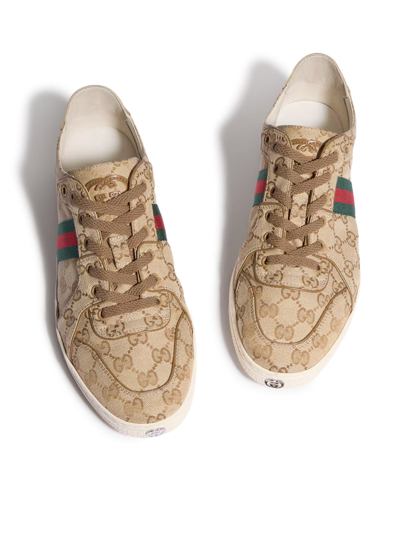 Gucci Men Low Stretch Gg Sneakers GUCCI