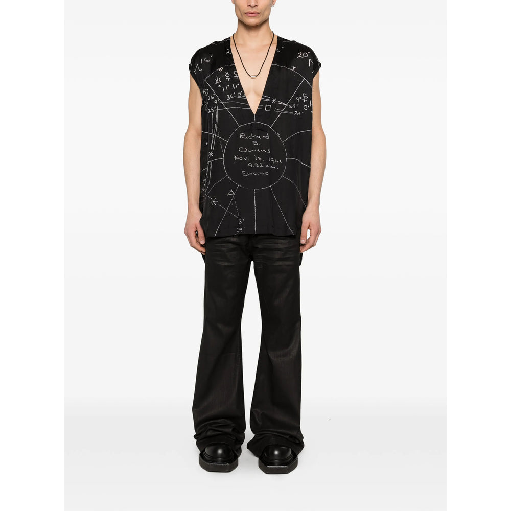 Rick Owens Black T-Shirts & Vests - Vests & Tanks Men RICK OWENS