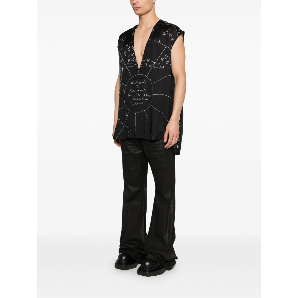 Rick Owens Black T-Shirts & Vests - Vests & Tanks Men RICK OWENS