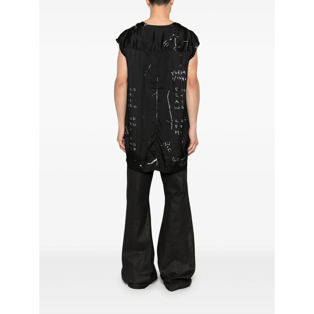 Rick Owens Black T-Shirts & Vests - Vests & Tanks Men RICK OWENS