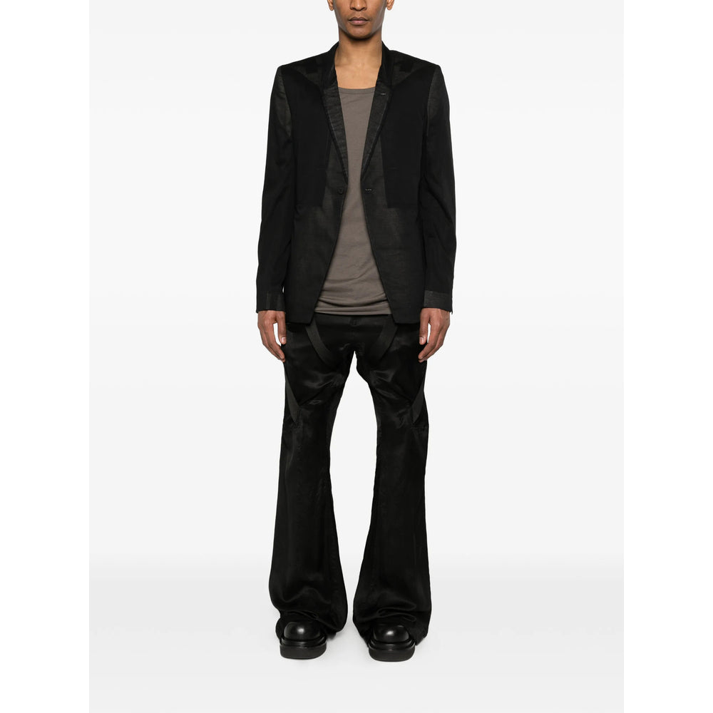 Rick Owens Black Trousers - Wide-Leg Trousers Men