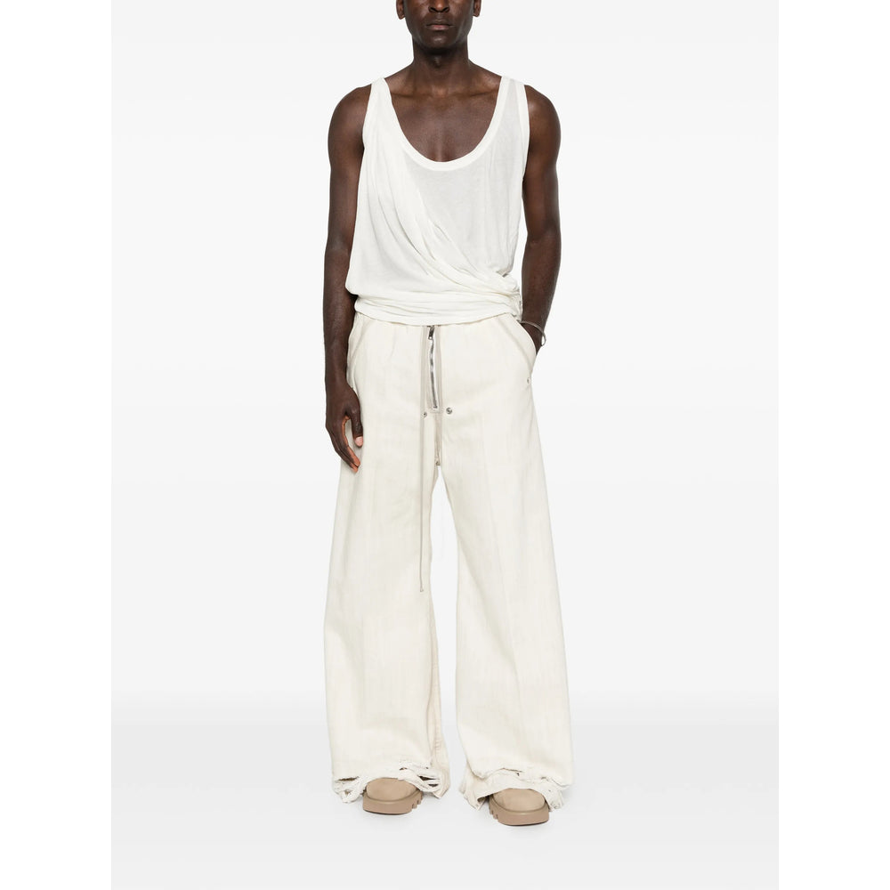 Rick Owens Neutrals Trousers - Loose Fit Men RICK OWENS