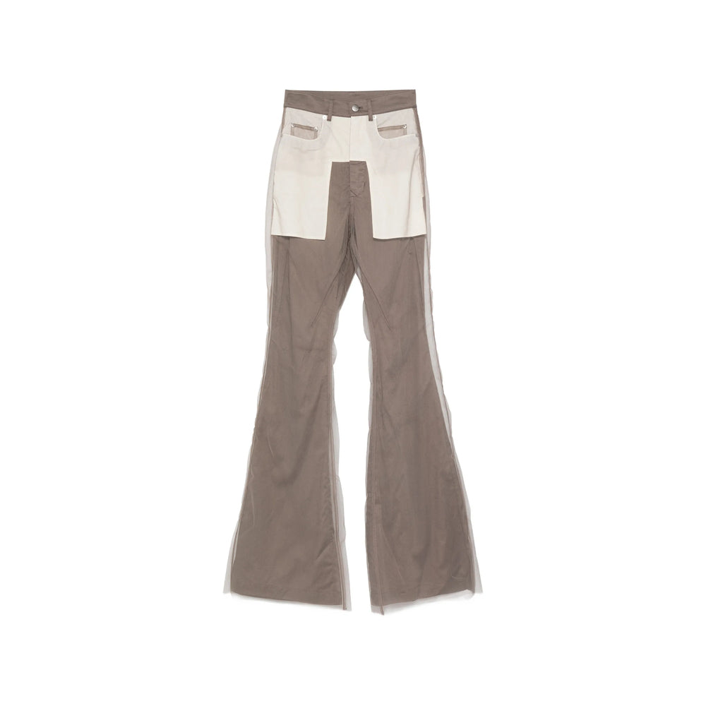 Rick Owens Brown Trousers - Flared Trousers Women RICK OWENS