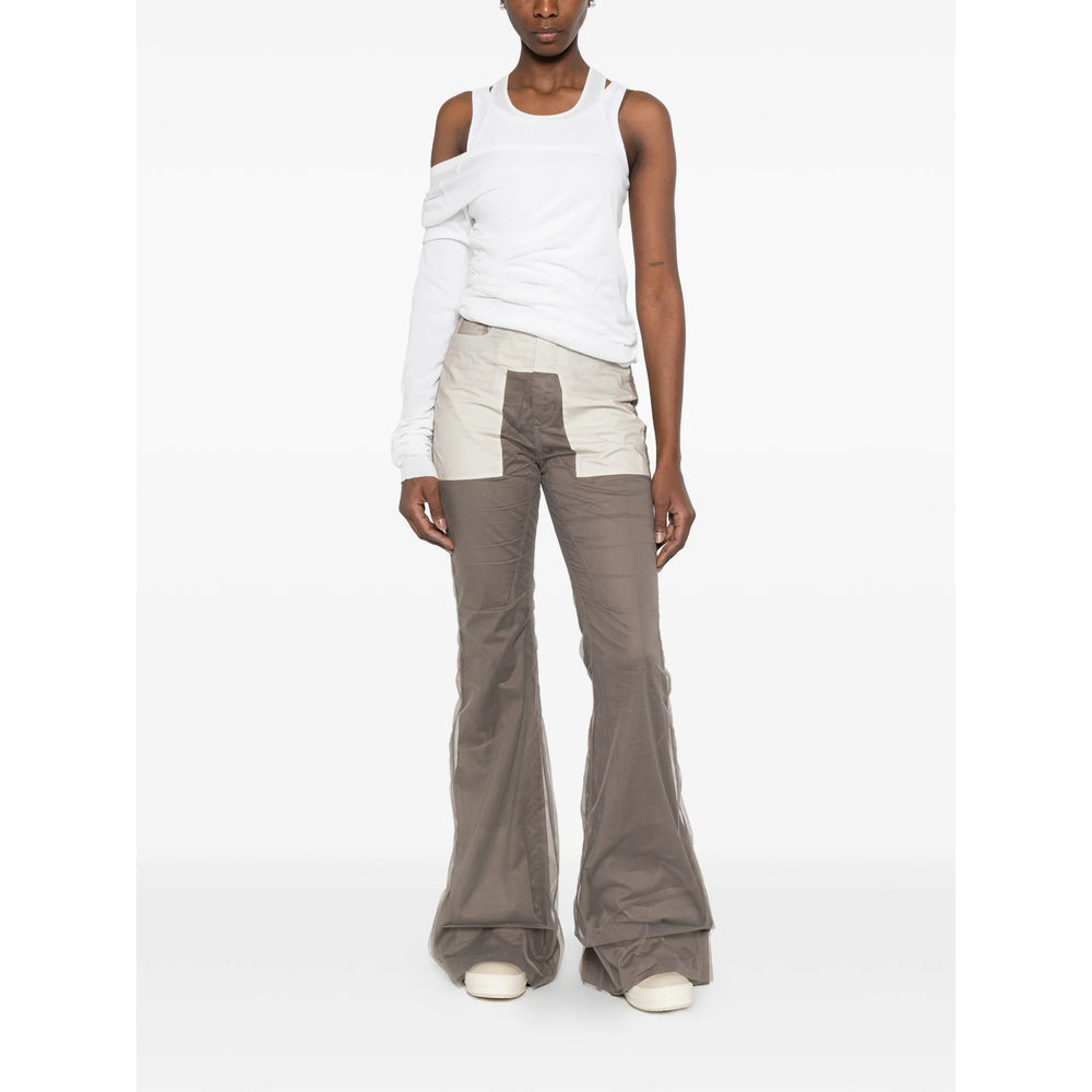 Rick Owens Brown Trousers - Flared Trousers Women RICK OWENS