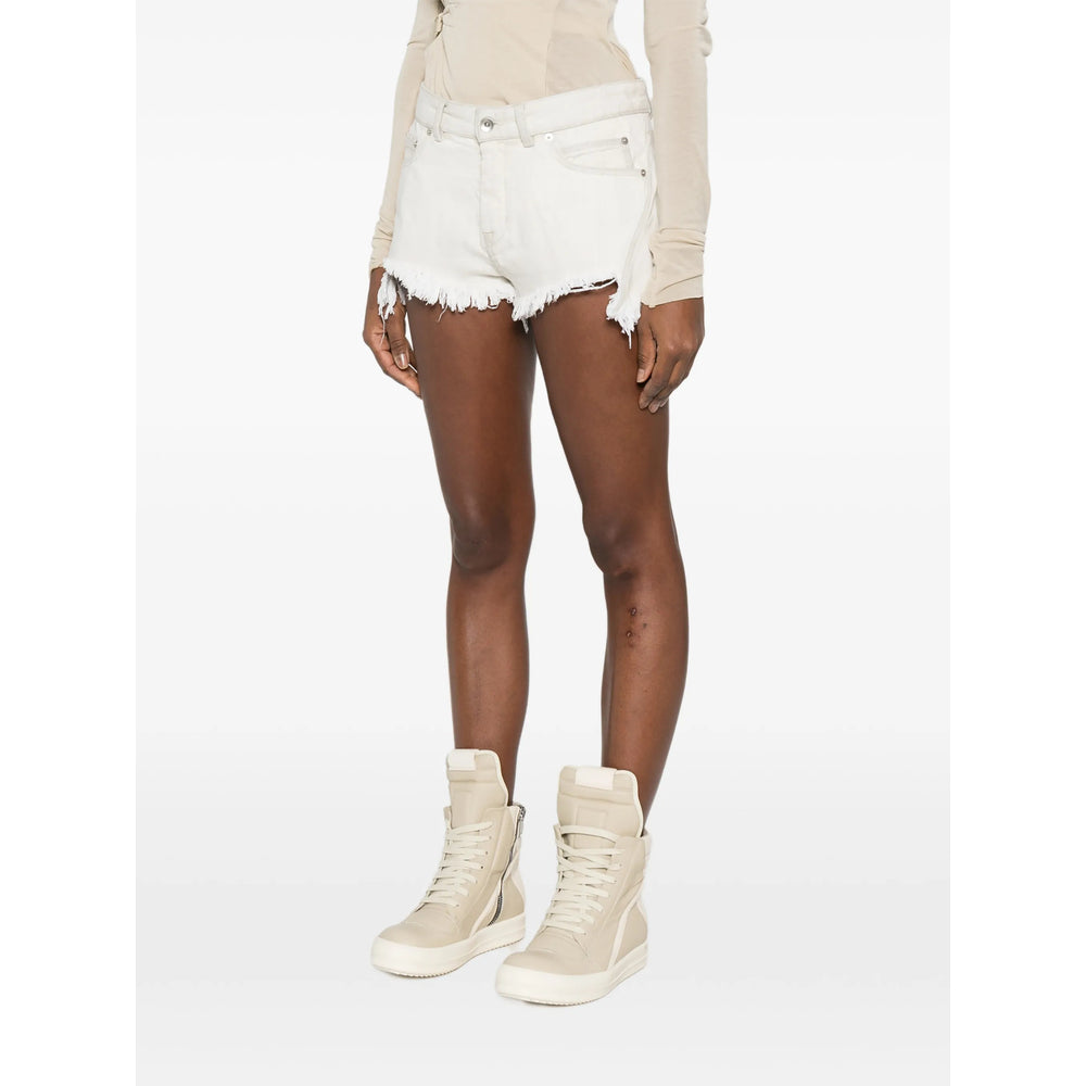 Rick Owens Neutrals Shorts - Mini Shorts Women RICK OWENS