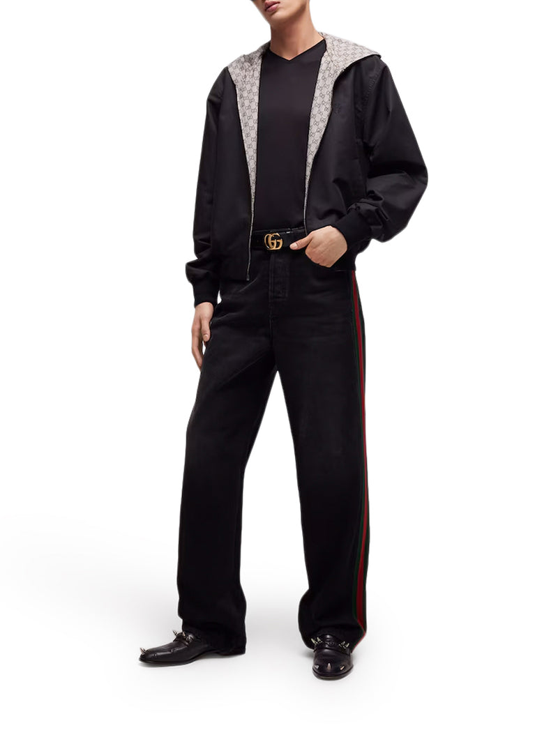 Gucci Men Reversible Zip-Up Jacket In Cotton Fabric GUCCI