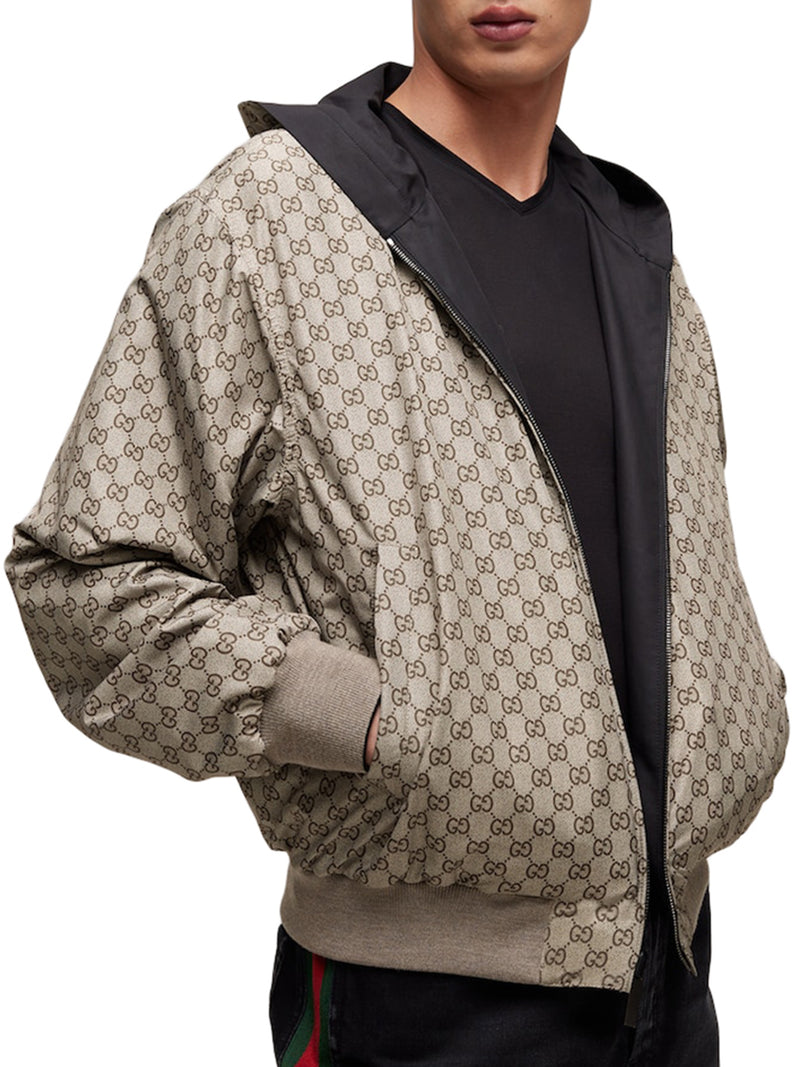 Gucci Men Reversible Zip-Up Jacket In Cotton Fabric GUCCI