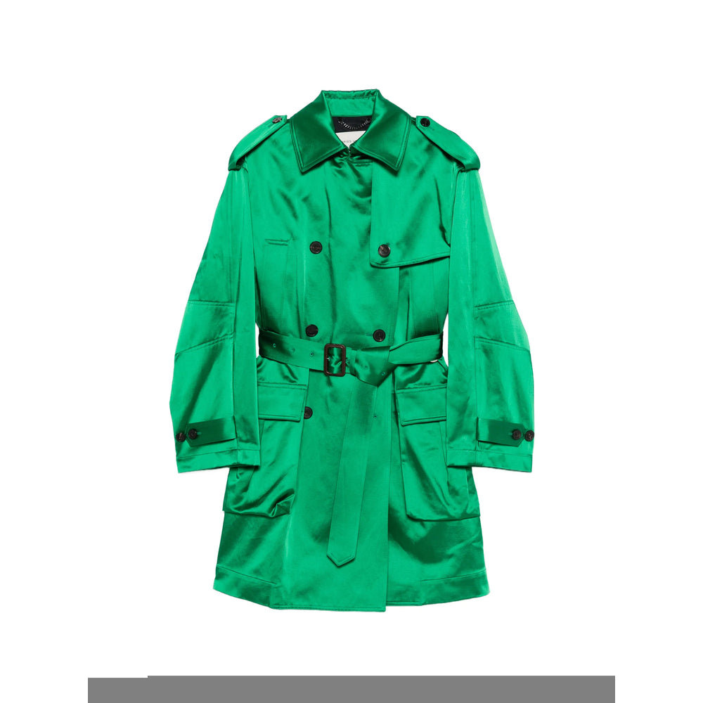 Dries Van Noten Green Coats - Trench & Raincoats Women DRIES VAN NOTEN