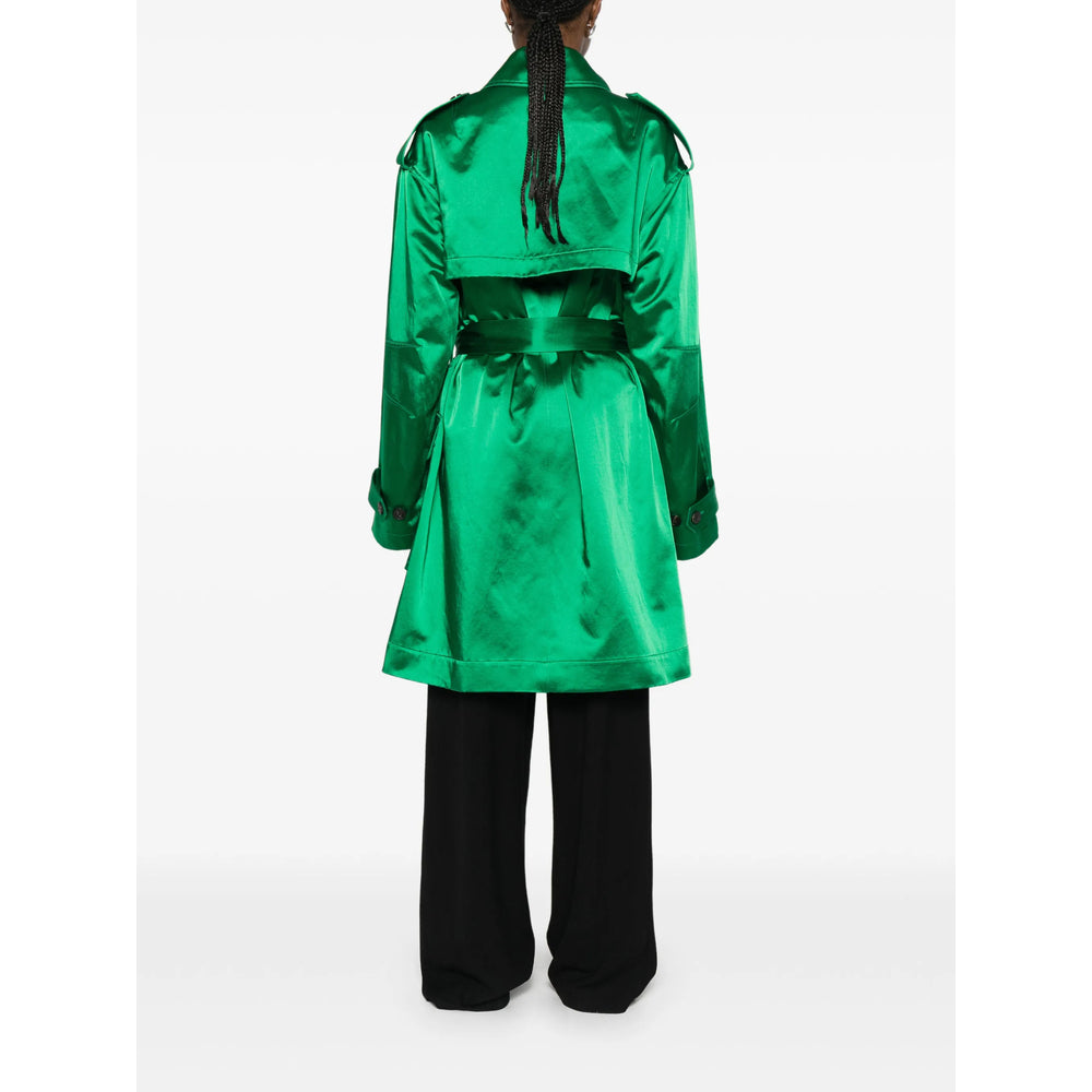 Dries Van Noten Green Coats - Trench & Raincoats Women DRIES VAN NOTEN