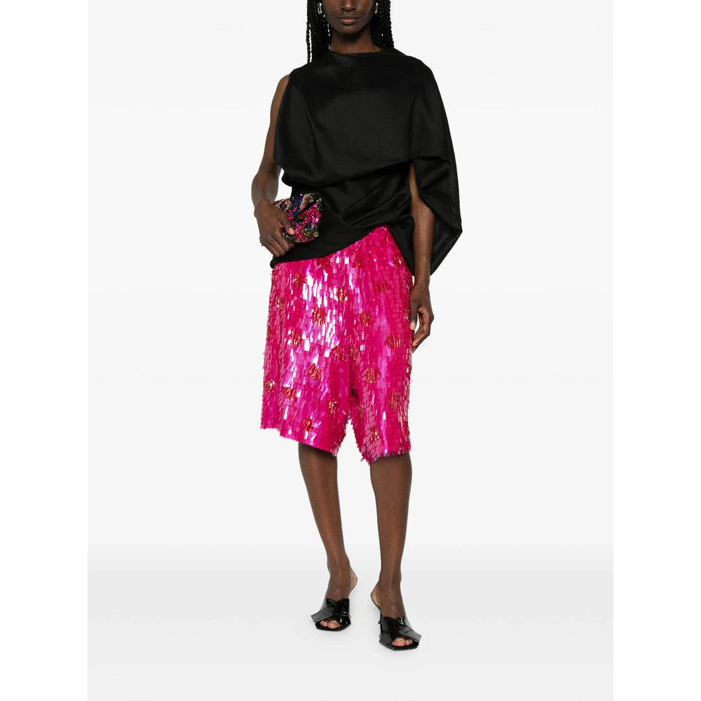 Dries Van Noten Pink Shorts - Knee-Length Shorts Women DRIES VAN NOTEN