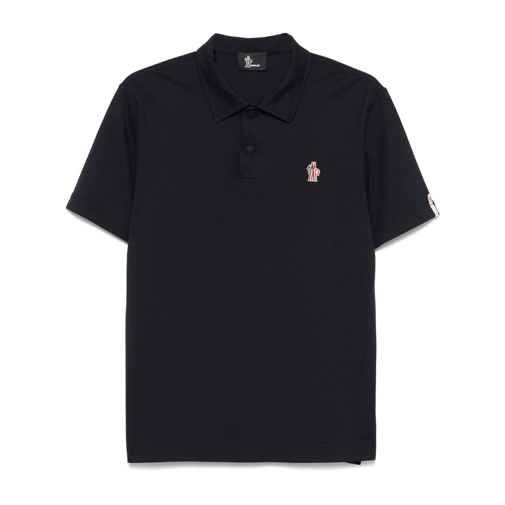 Moncler Grenoble Blue Polo Shirts Men MONCLER GRENOBLE