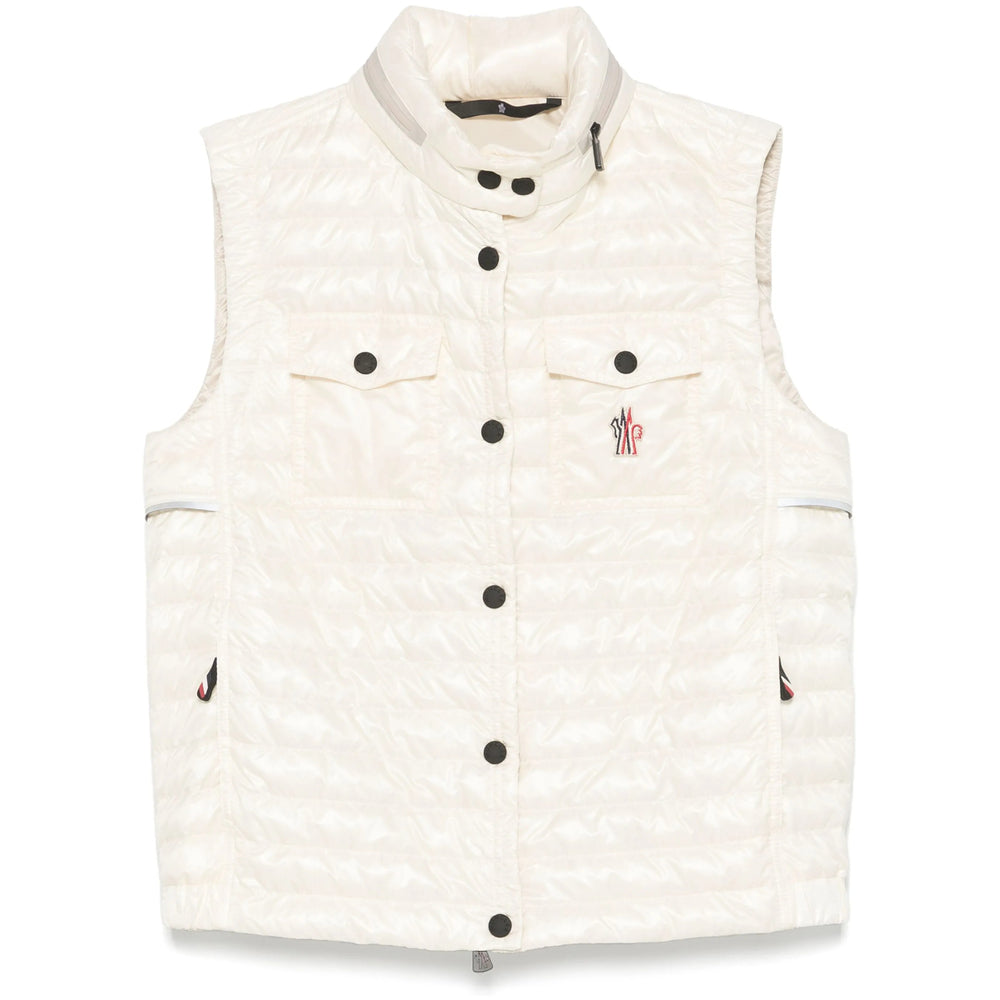 Moncler Grenoble Neutrals Jackets - Waistcoat & Gilets Women MONCLER GRENOBLE