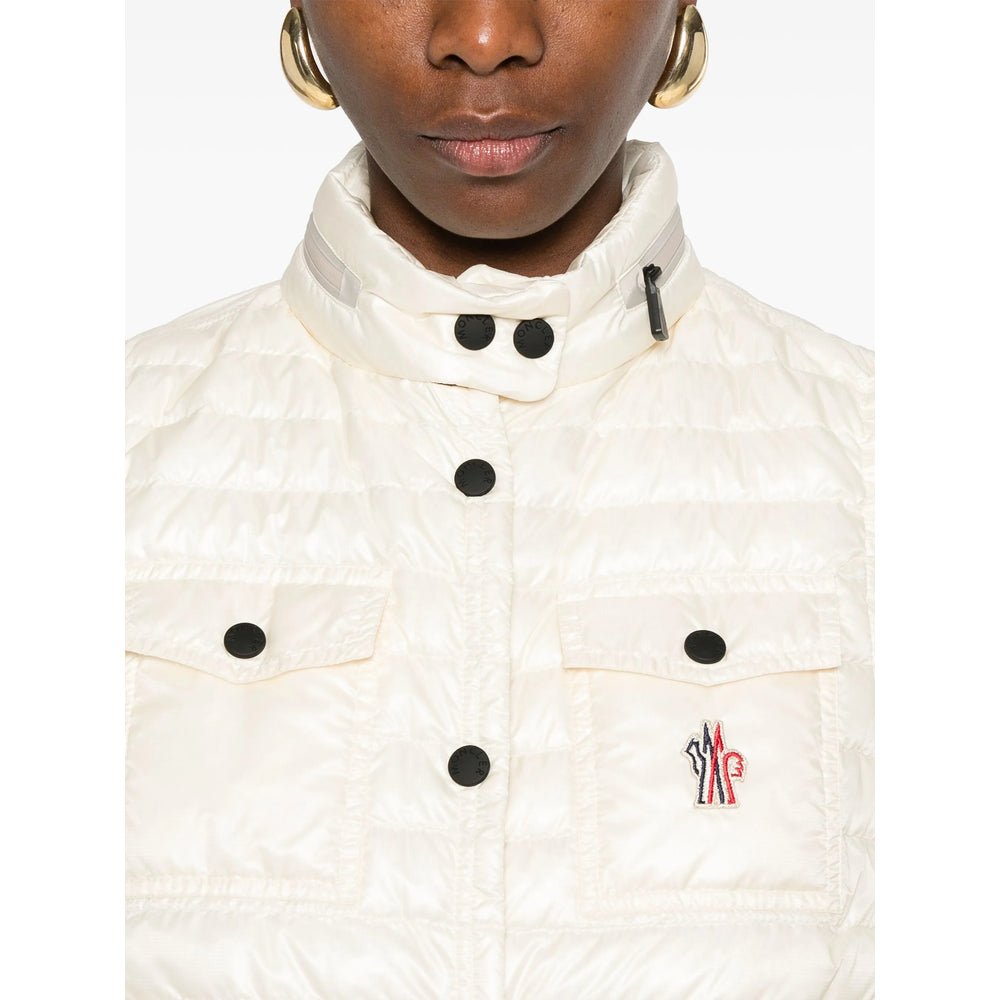 Moncler Grenoble Neutrals Jackets - Waistcoat & Gilets Women MONCLER GRENOBLE