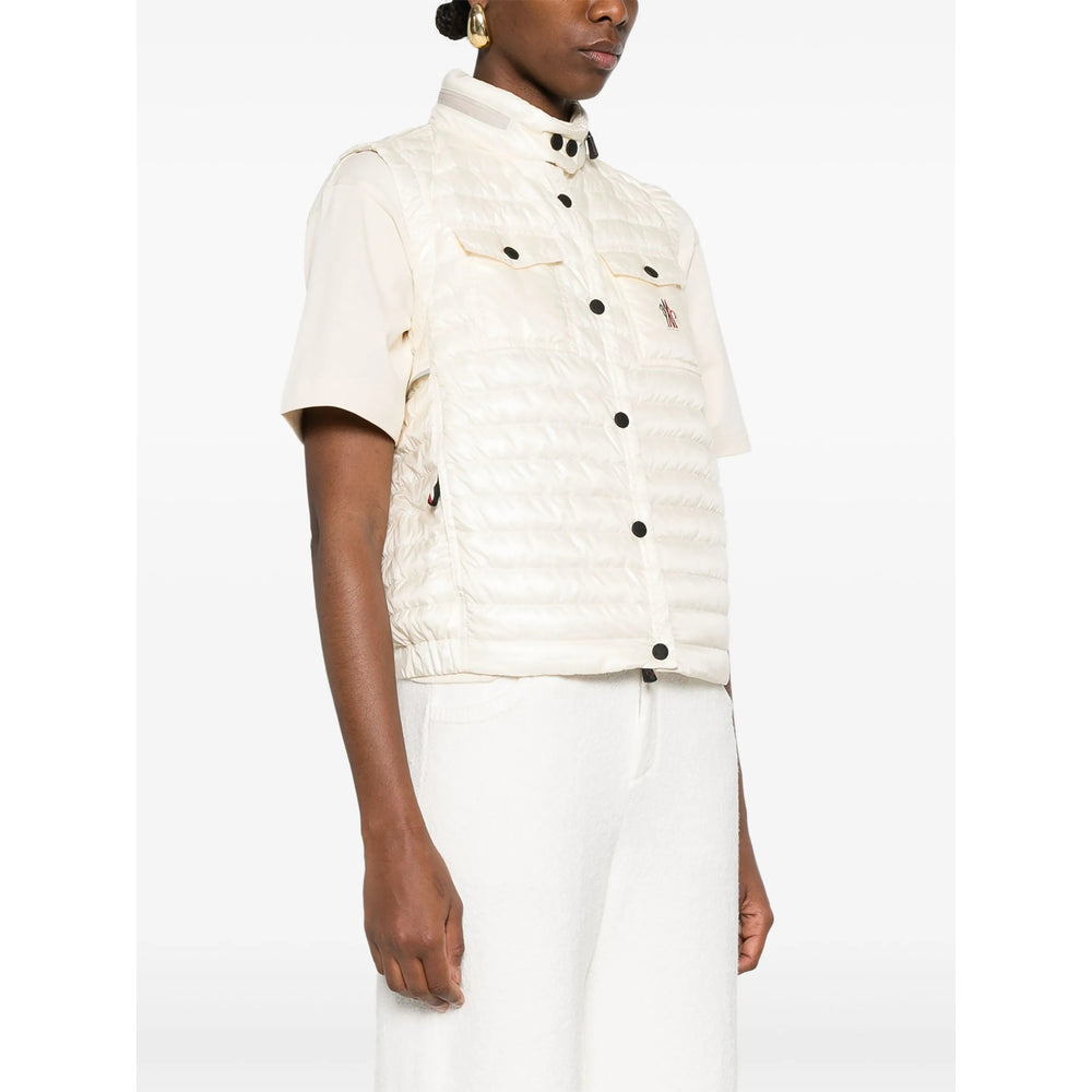 Moncler Grenoble Neutrals Jackets - Waistcoat & Gilets Women MONCLER GRENOBLE