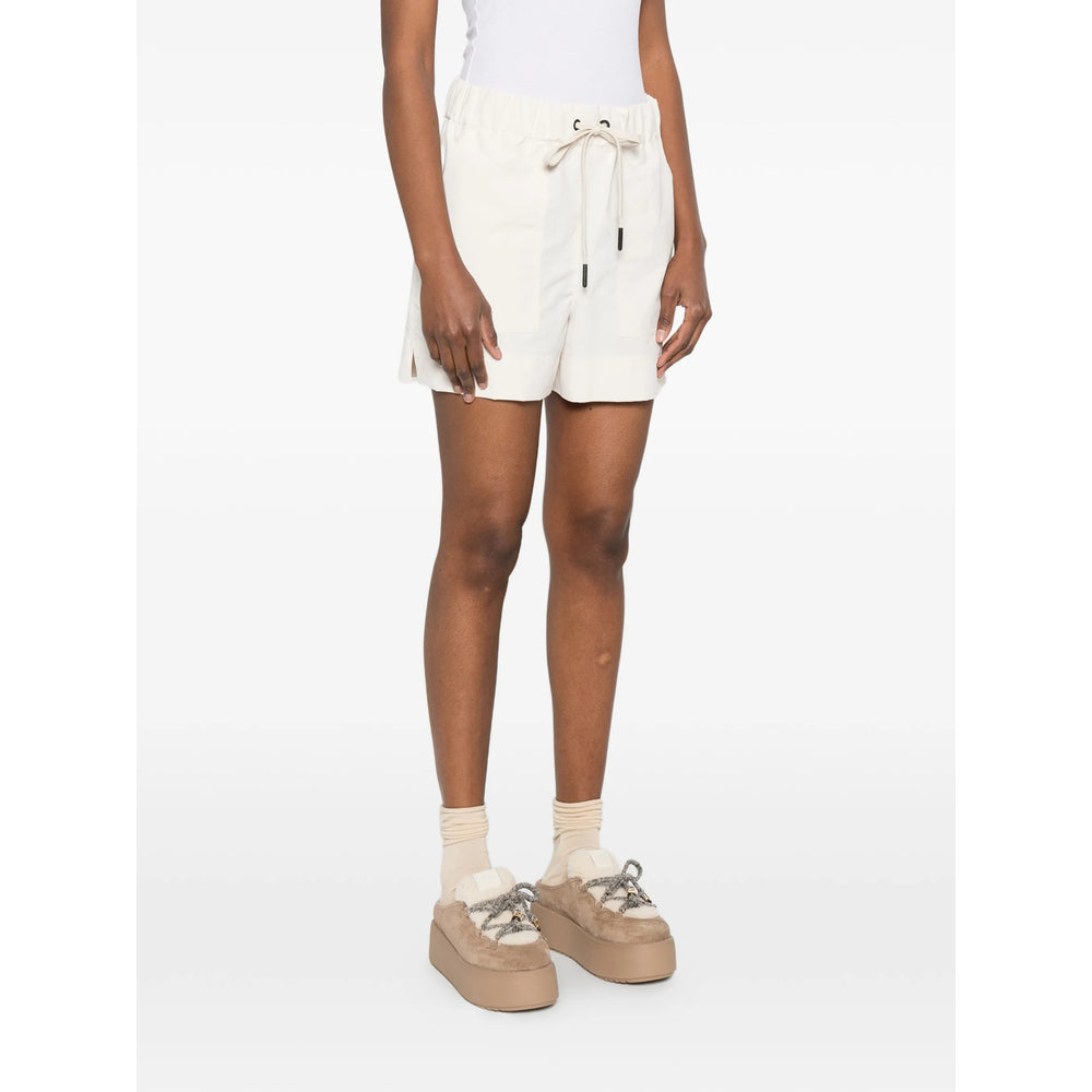 Moncler Grenoble Neutrals Shorts - Mini Shorts Women MONCLER GRENOBLE