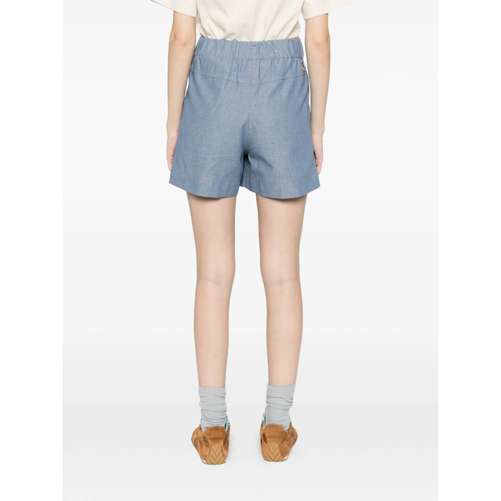 Moncler Grenoble Blue Shorts - Short Shorts Women MONCLER GRENOBLE
