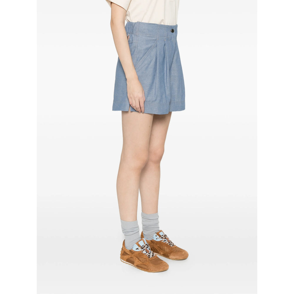 Moncler Grenoble Blue Shorts - Short Shorts Women MONCLER GRENOBLE