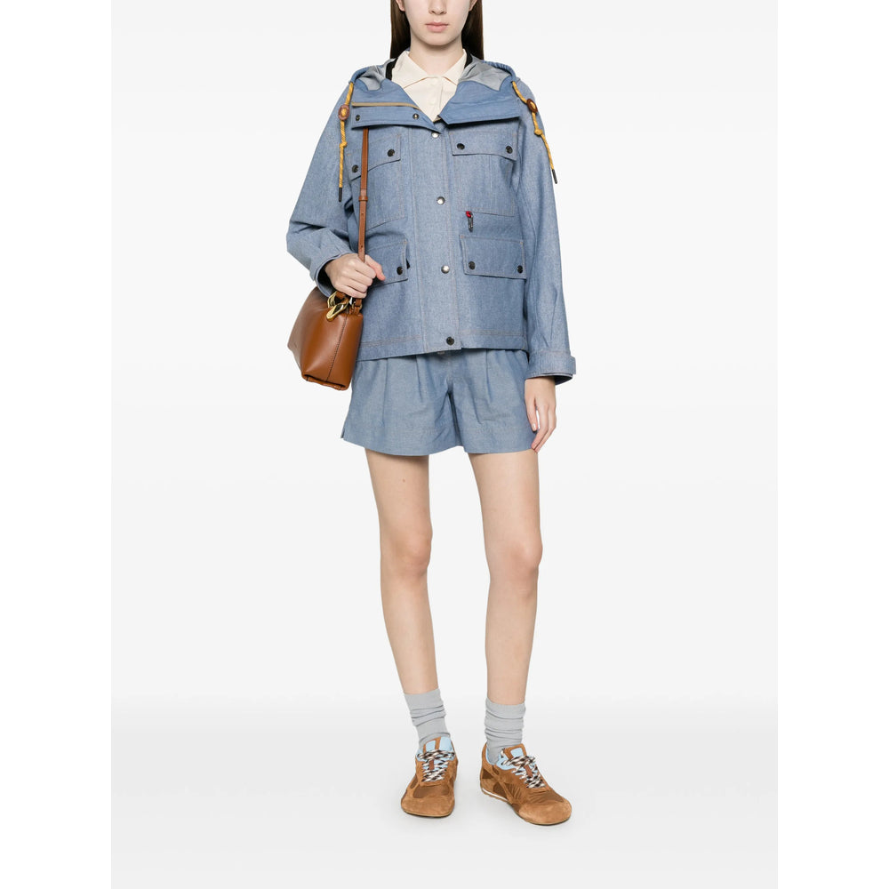 Moncler Grenoble Blue Shorts - Short Shorts Women MONCLER GRENOBLE