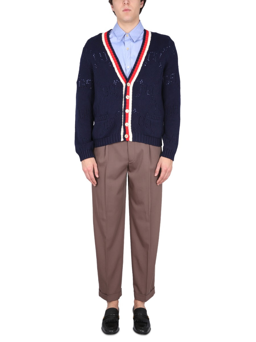 Gucci Men Shirt With Bear On Pocket GUCCI