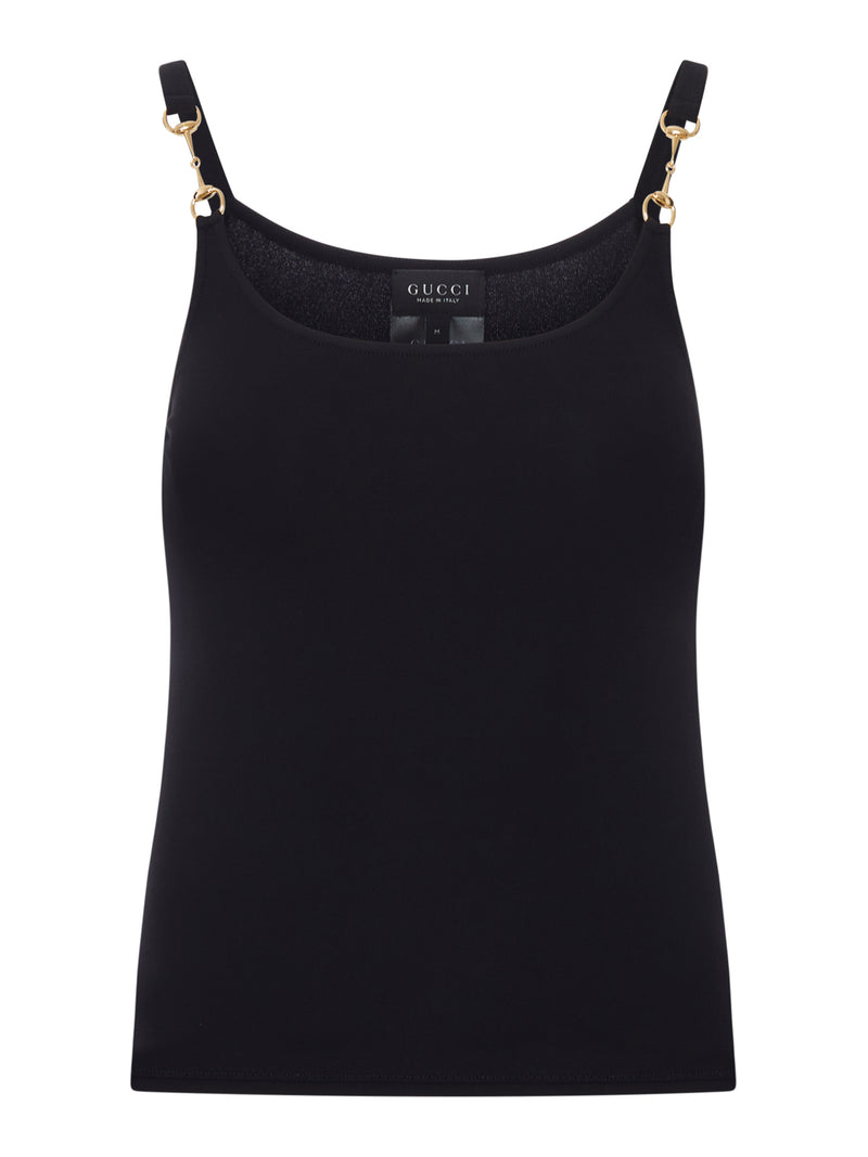 Gucci Women Crêpe Jersey Top With Hook GUCCI