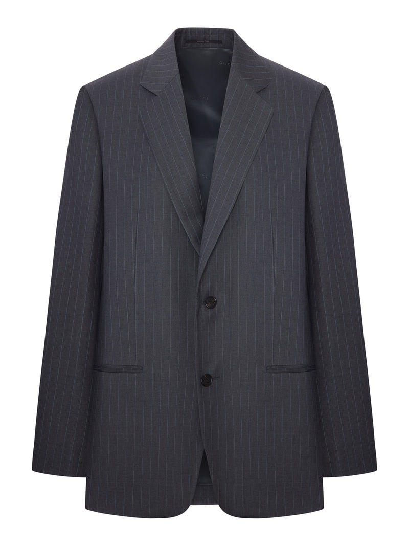 Gucci Women Pinstriped Wool Jacket GUCCI