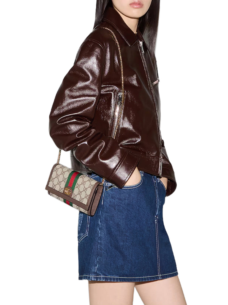 Gucci Women Ophidia Wallet With Chain GUCCI