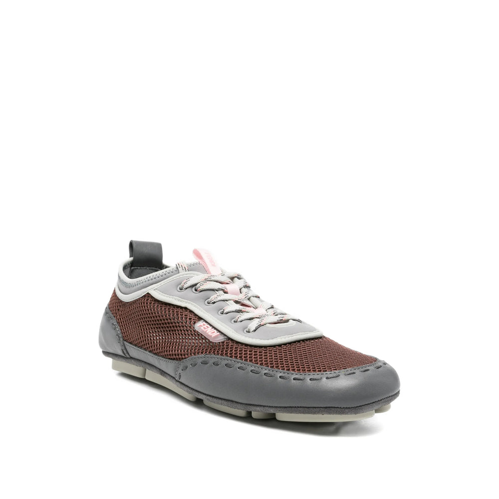 Fendi Brown Trainers - Low-Tops Men FENDI