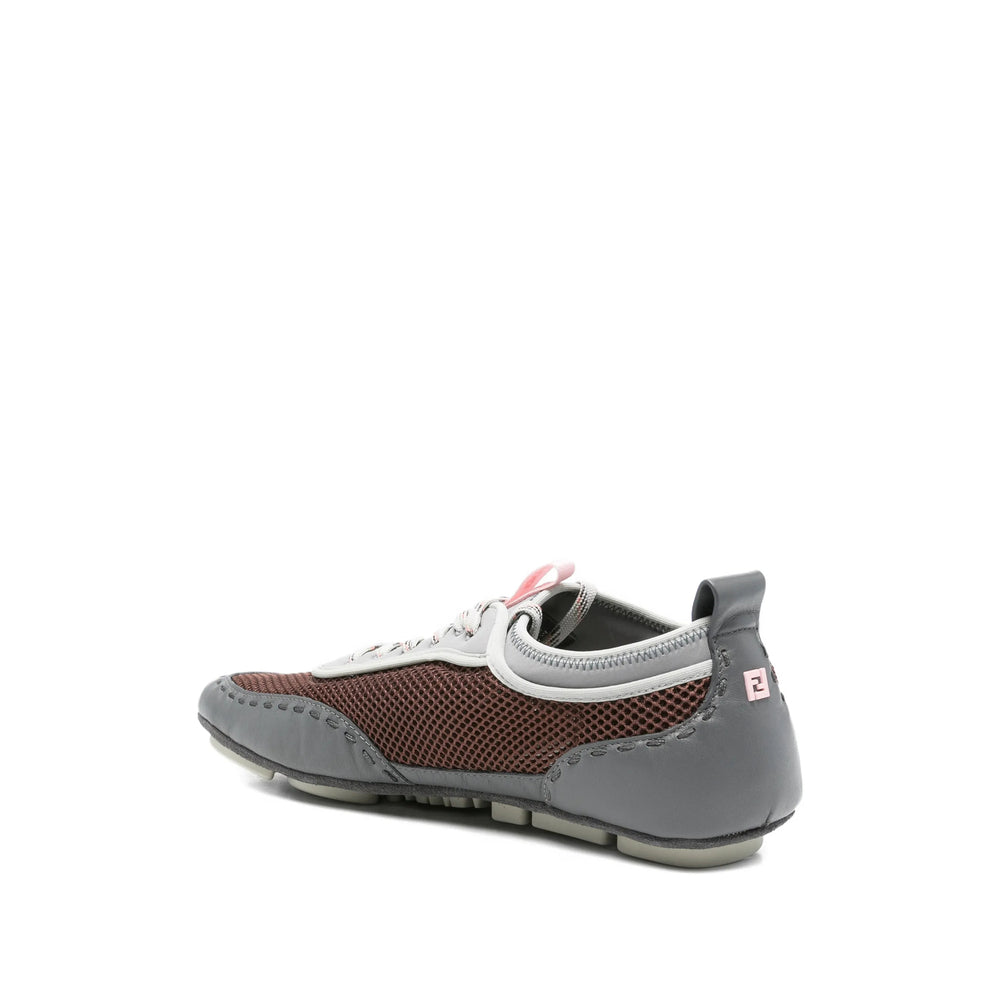Fendi Brown Trainers - Low-Tops Men FENDI