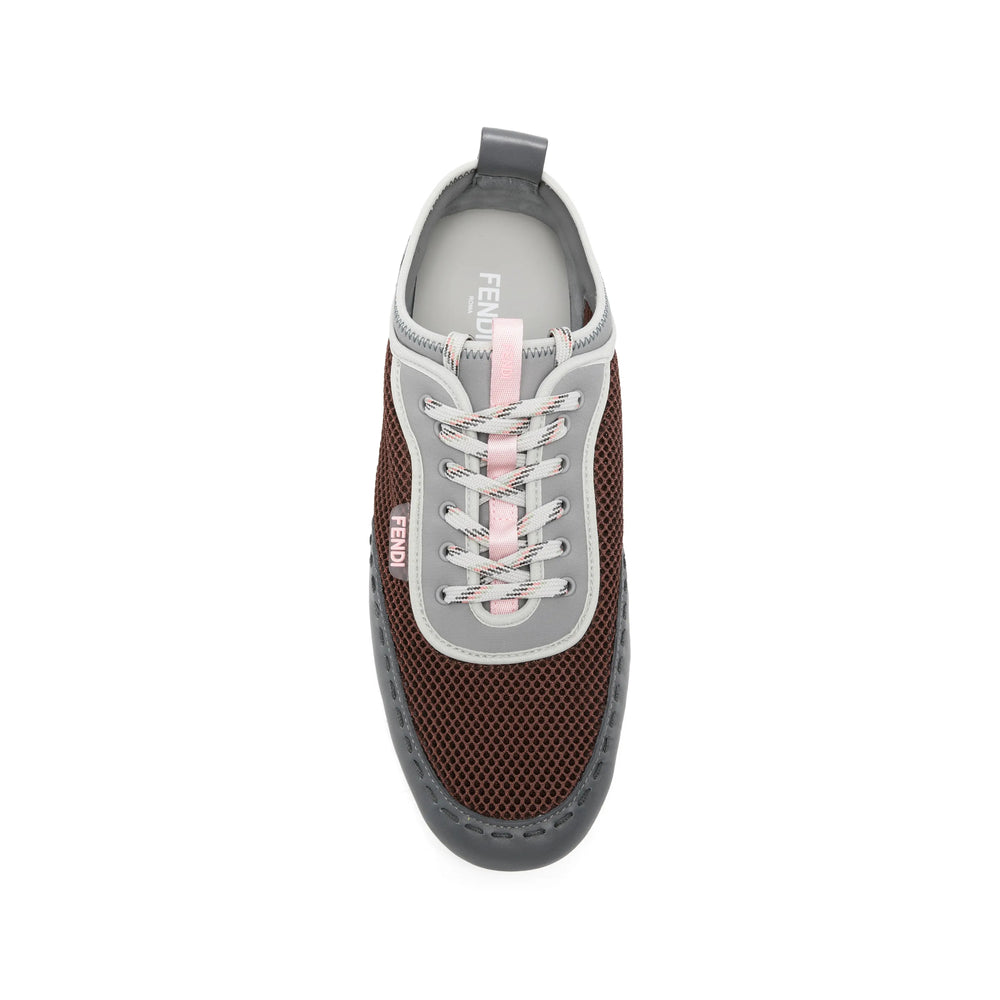 Fendi Brown Trainers - Low-Tops Men FENDI