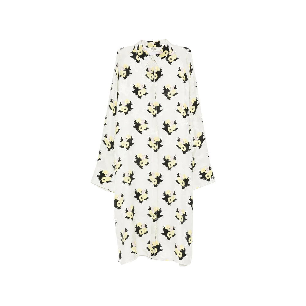 Fendi Neutrals Dresses - Day Dresses Women FENDI