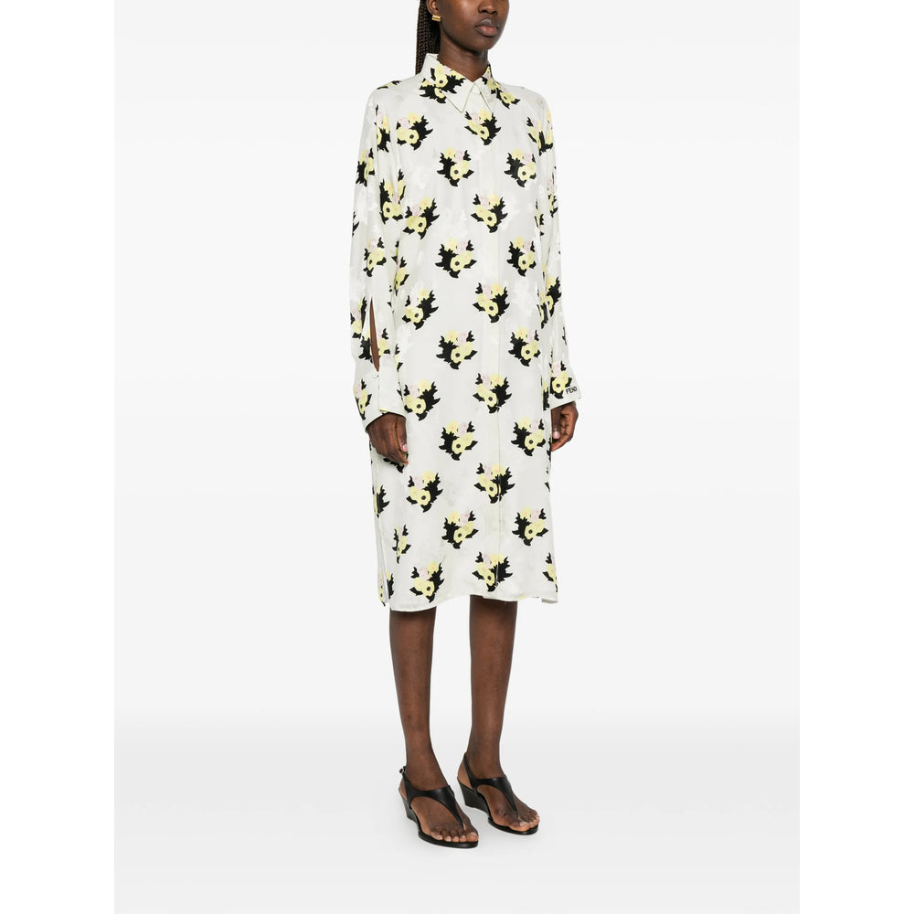 Fendi Neutrals Dresses - Day Dresses Women FENDI