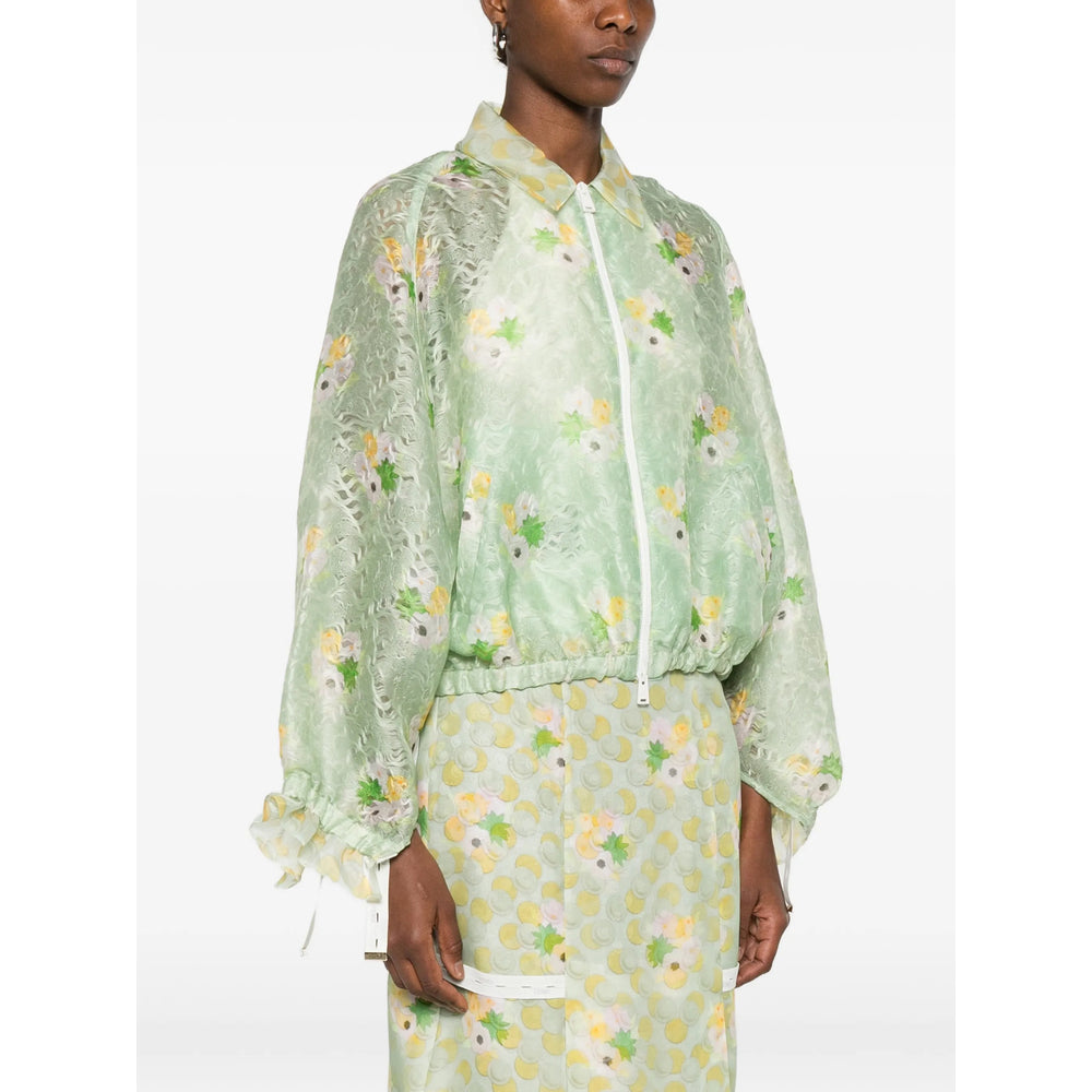 Fendi Green Jackets - Bomber Jackets Women FENDI