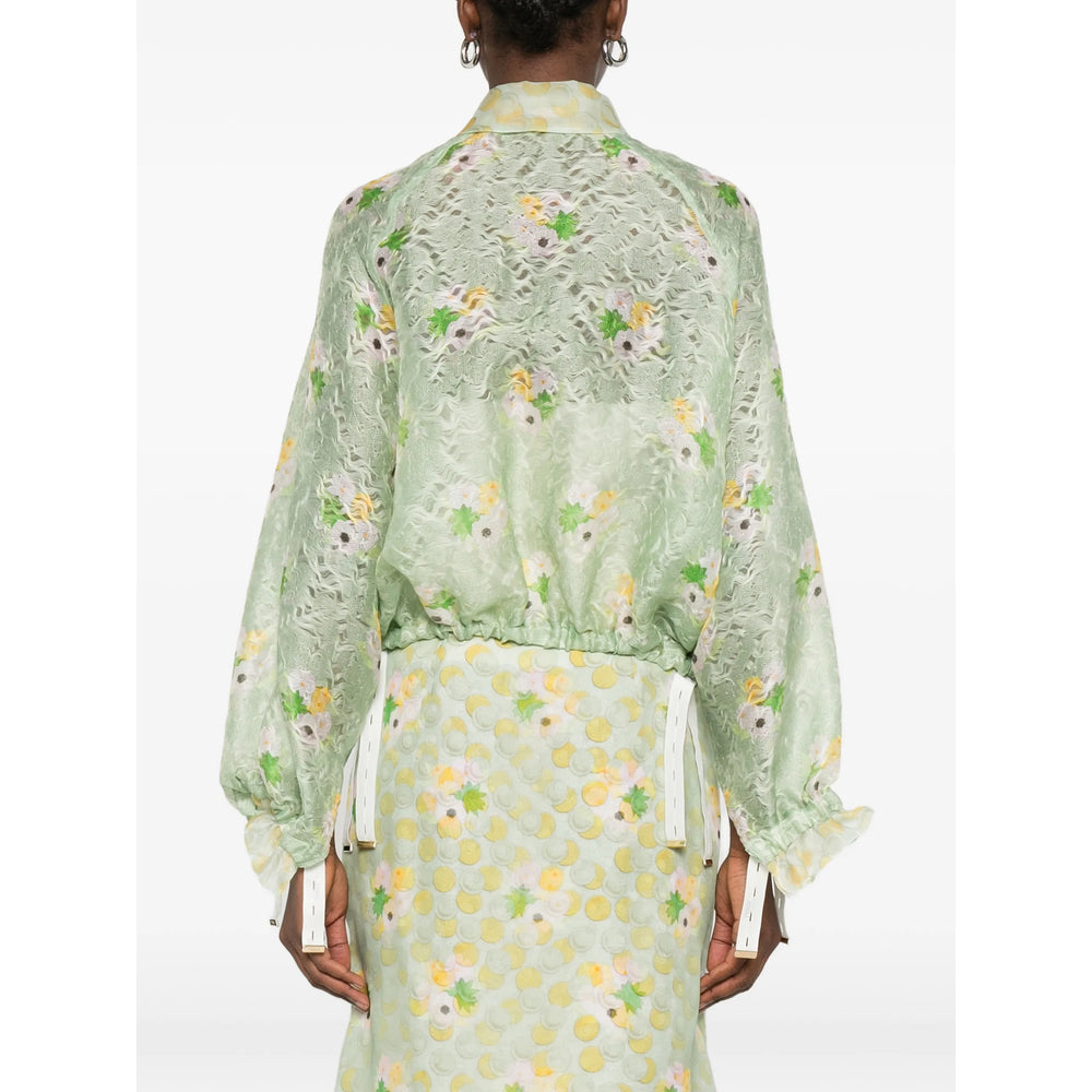 Fendi Green Jackets - Bomber Jackets Women FENDI