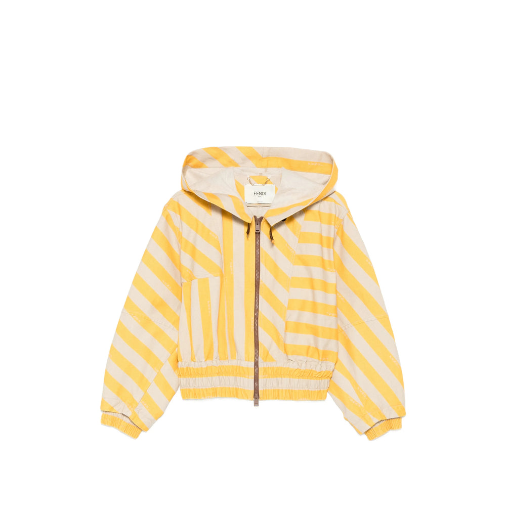 Fendi Yellow Jackets - Bomber Jackets Women FENDI