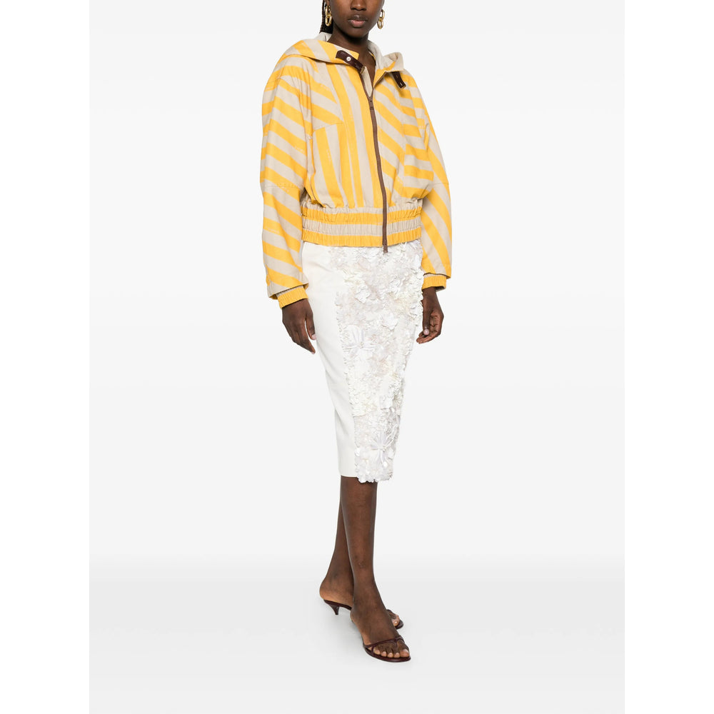 Fendi Yellow Jackets - Bomber Jackets Women FENDI