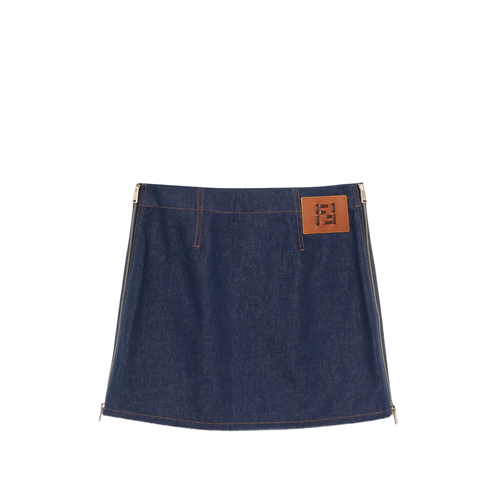 Fendi Blue Skirts - A-Line Skirts Women FENDI