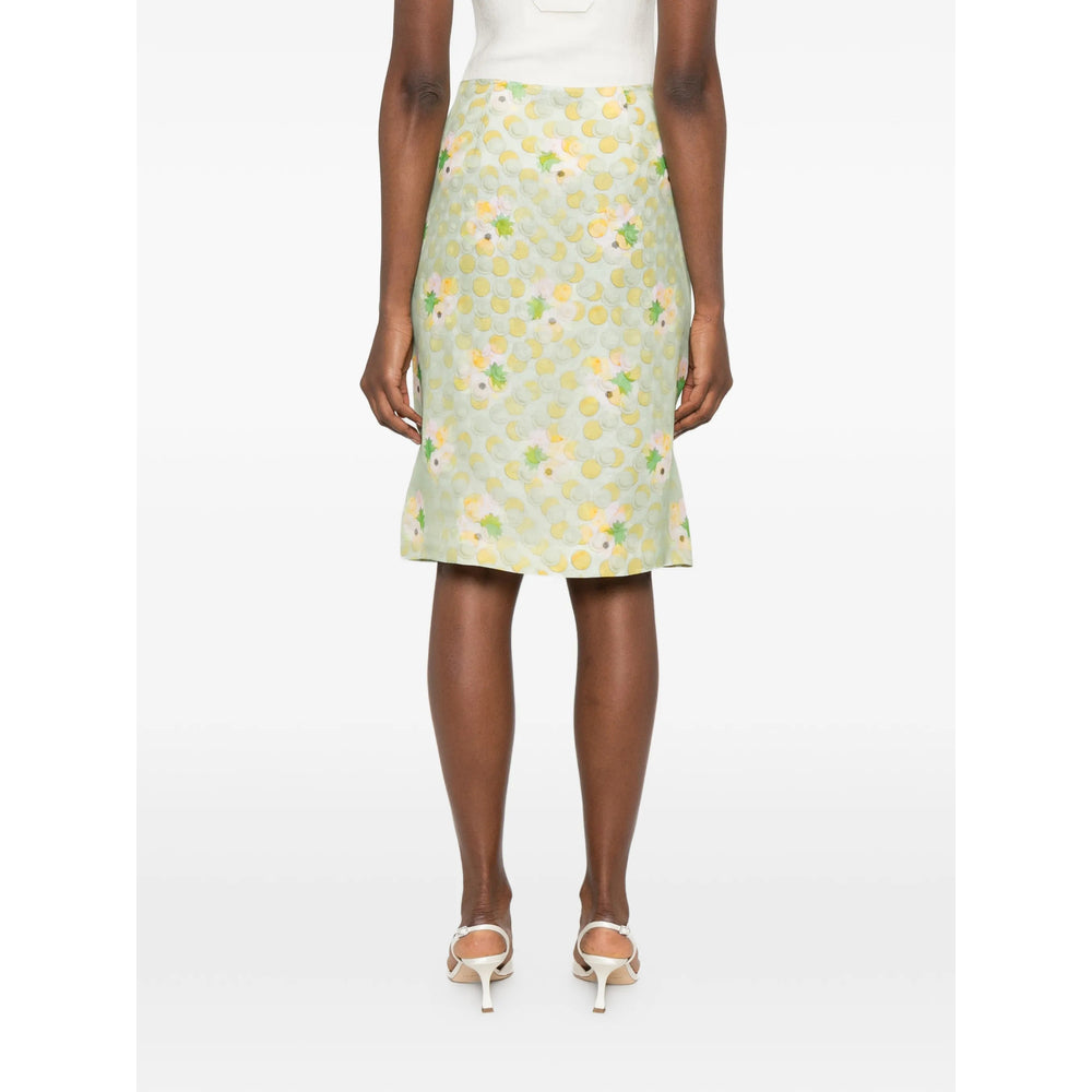 Fendi Green Skirts - Straight Skirts Women FENDI