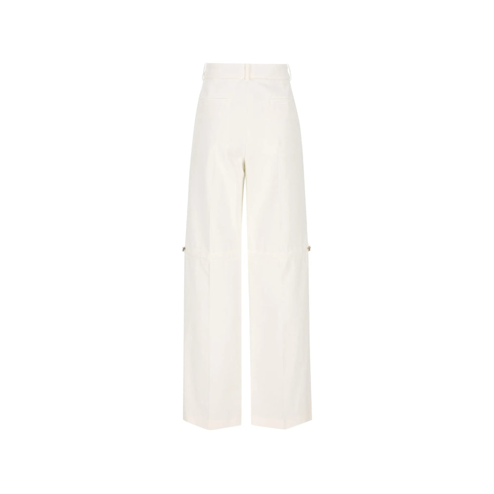 Fendi Neutrals Trousers - Straight Trousers Women FENDI