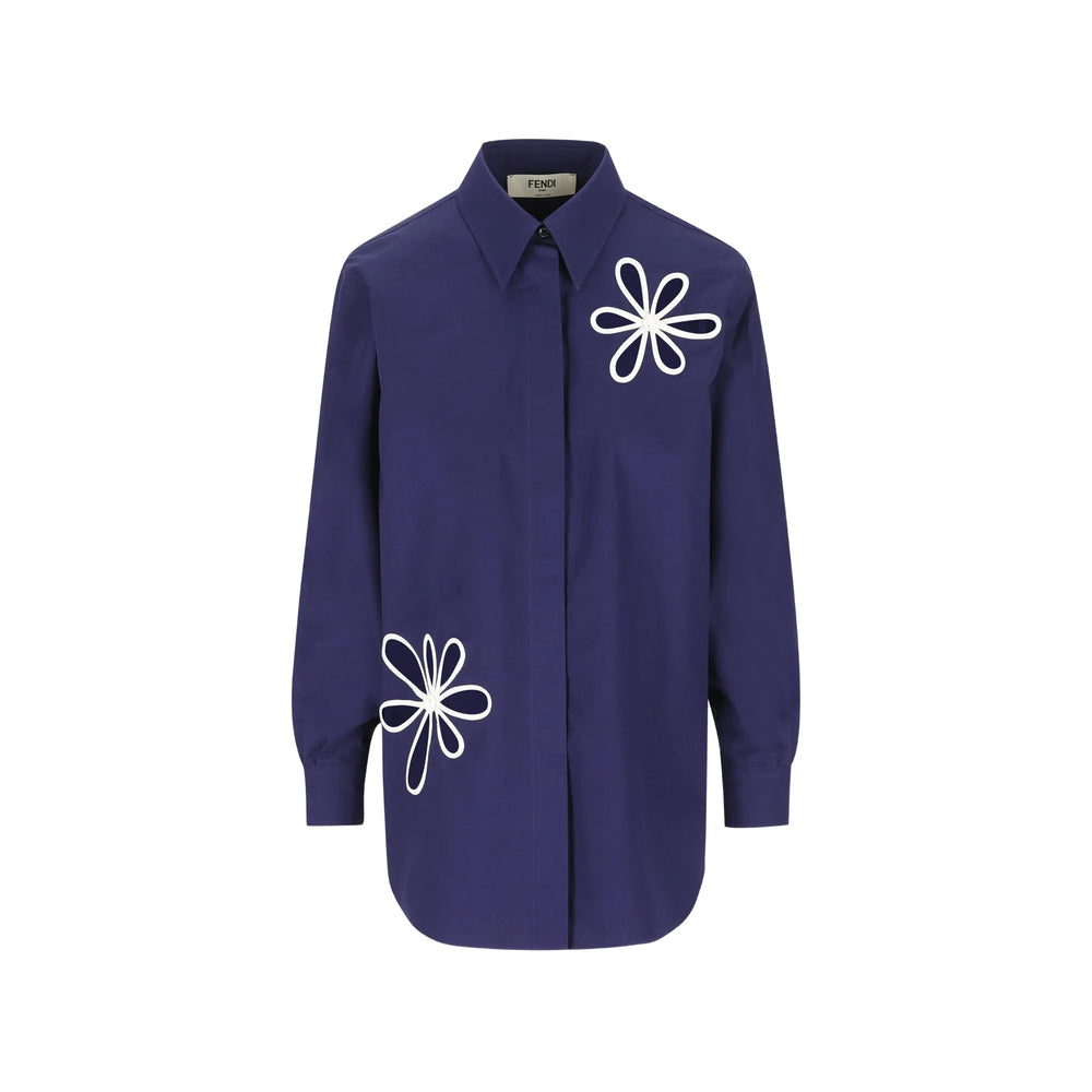 Fendi Blue Tops - Shirts Women FENDI