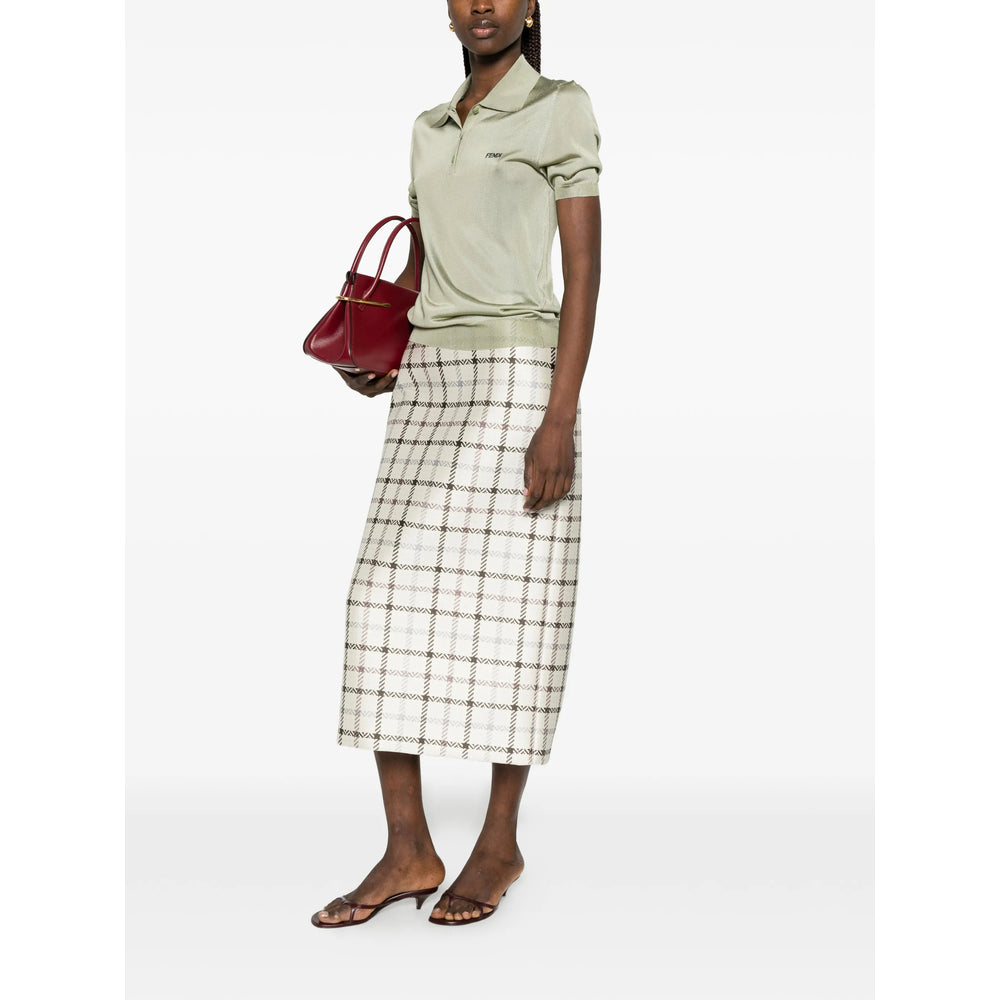 Fendi Green Tops - Polo Tops Women FENDI