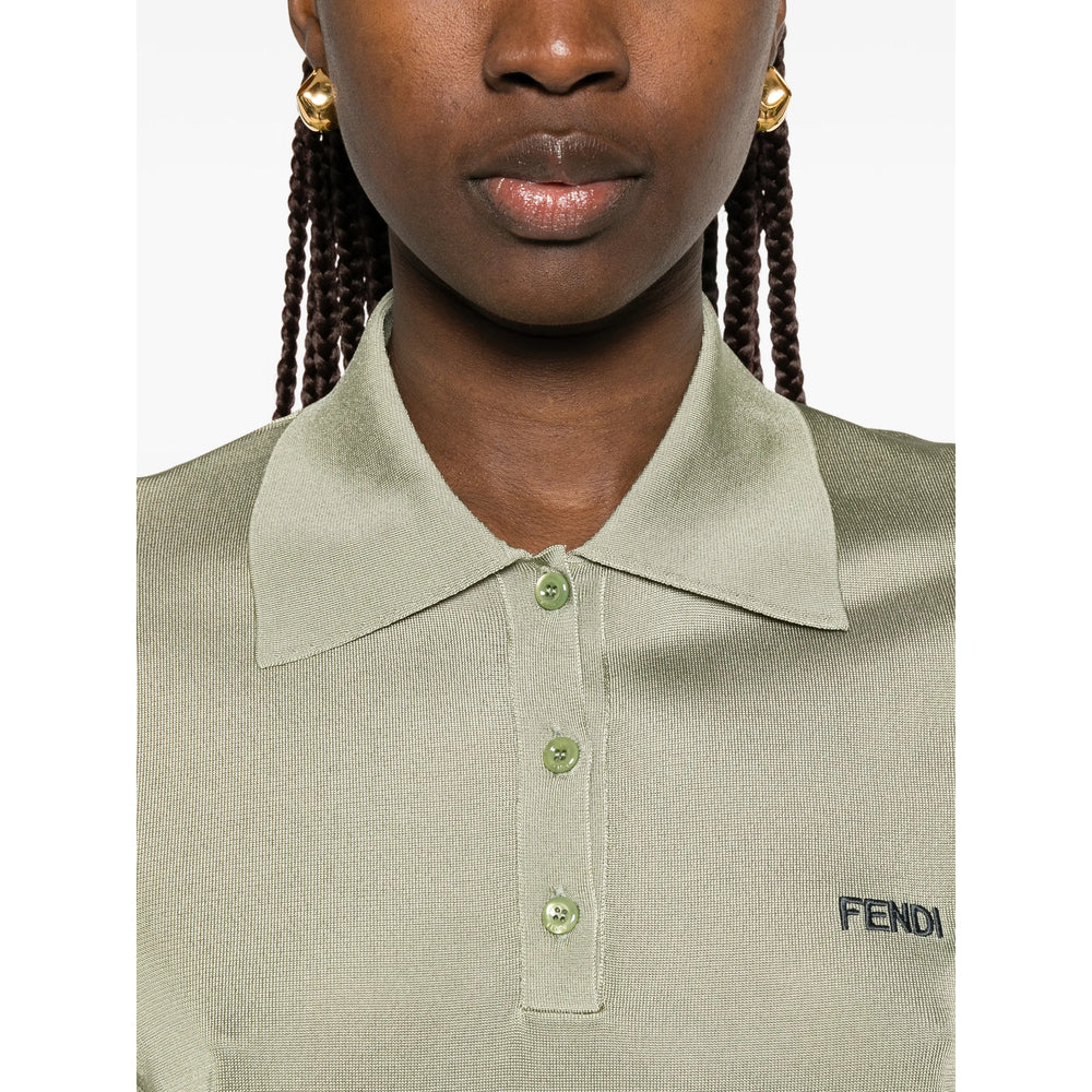 Fendi Green Tops - Polo Tops Women FENDI
