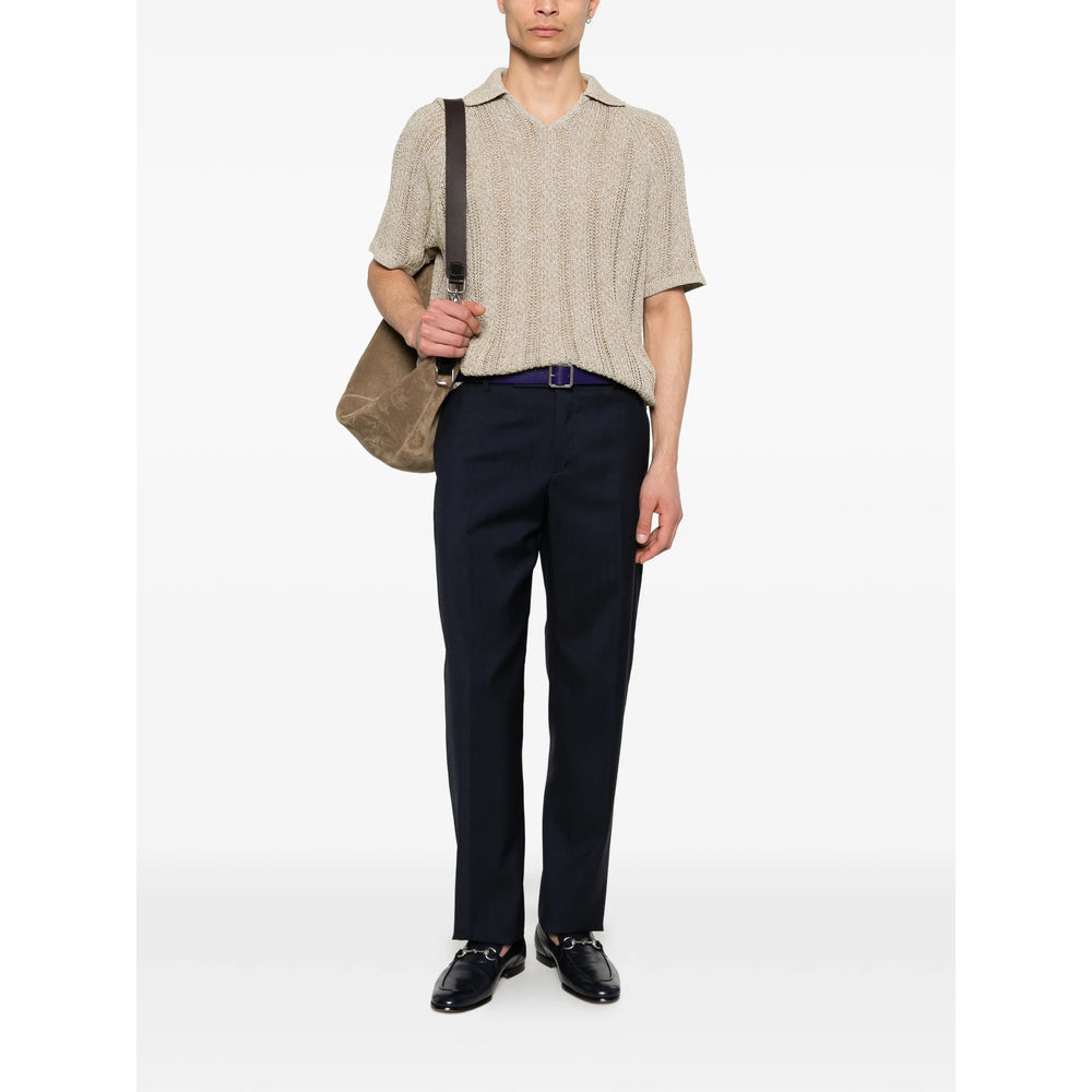 Fendi Blue Trousers - Tailored Trousers Men FENDI