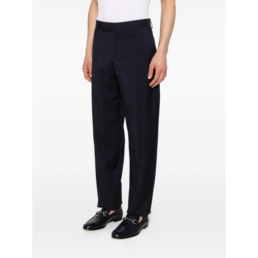 Fendi Blue Trousers - Tailored Trousers Men FENDI