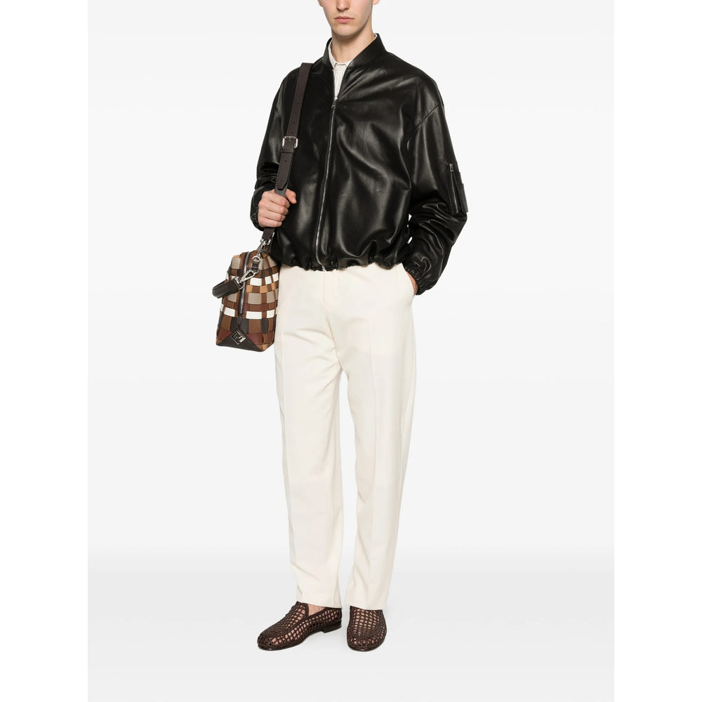 Fendi Black Jackets - Leather Jackets Men FENDI