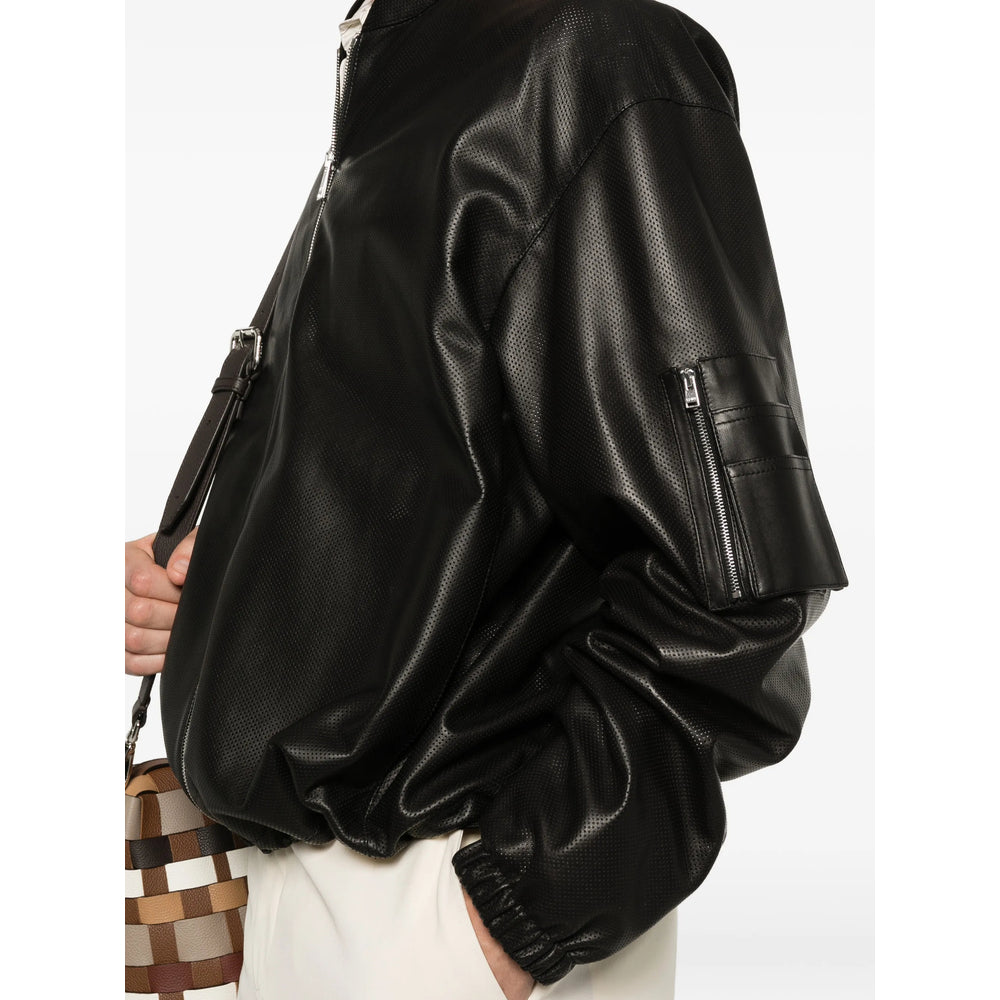 Fendi Black Jackets - Leather Jackets Men FENDI