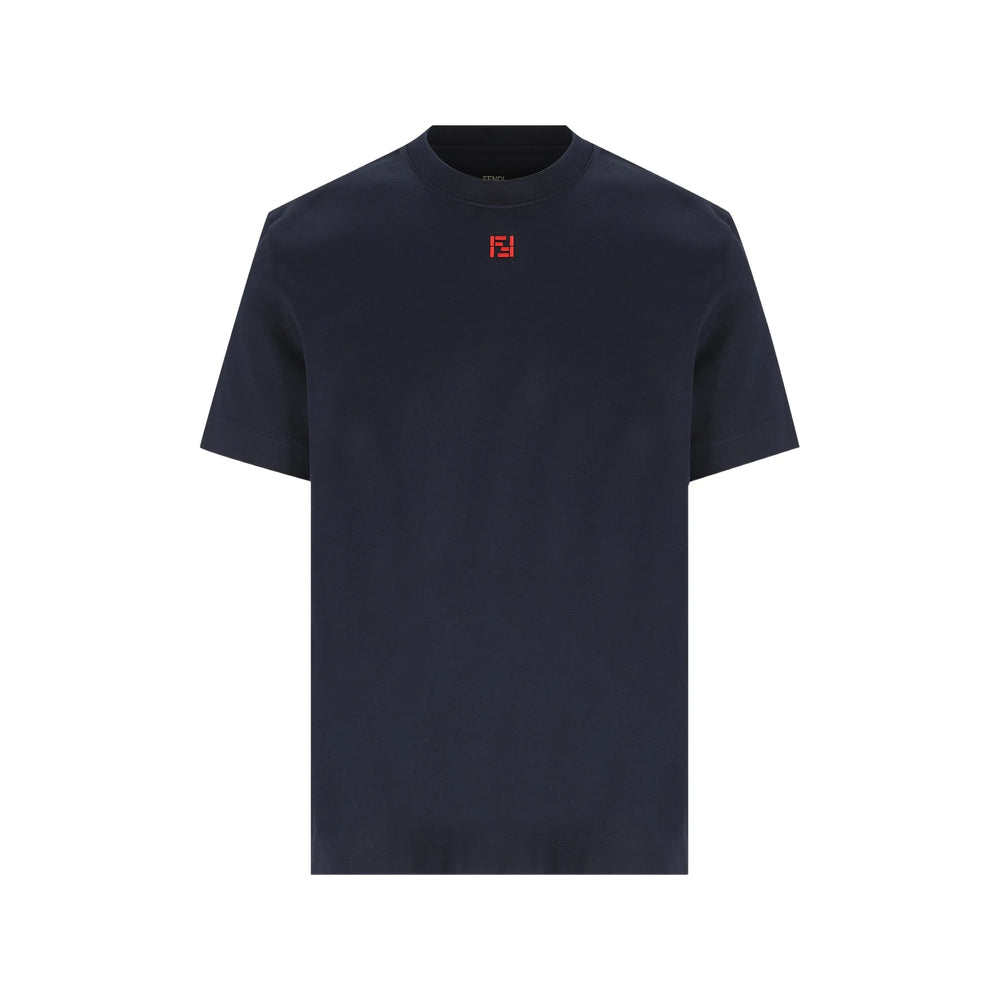 Fendi Blue T-Shirts & Vests - T-Shirts Men FENDI