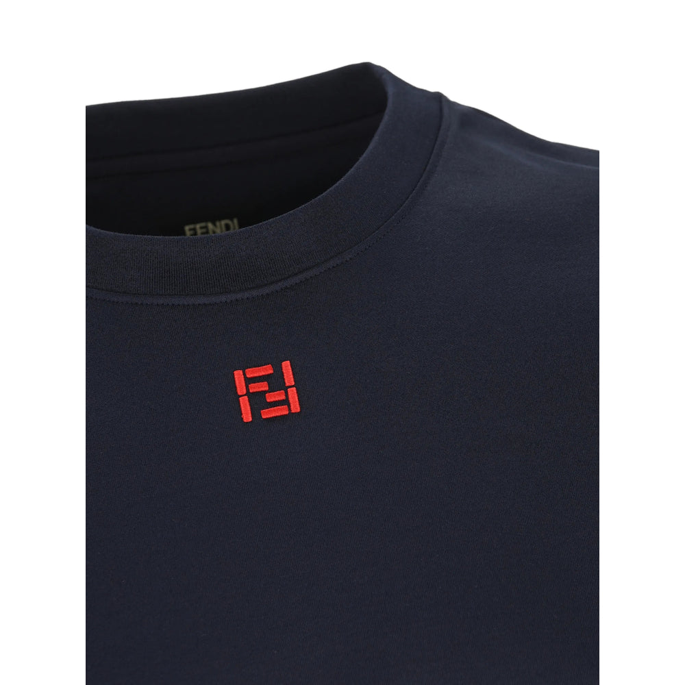 Fendi Blue T-Shirts & Vests - T-Shirts Men FENDI
