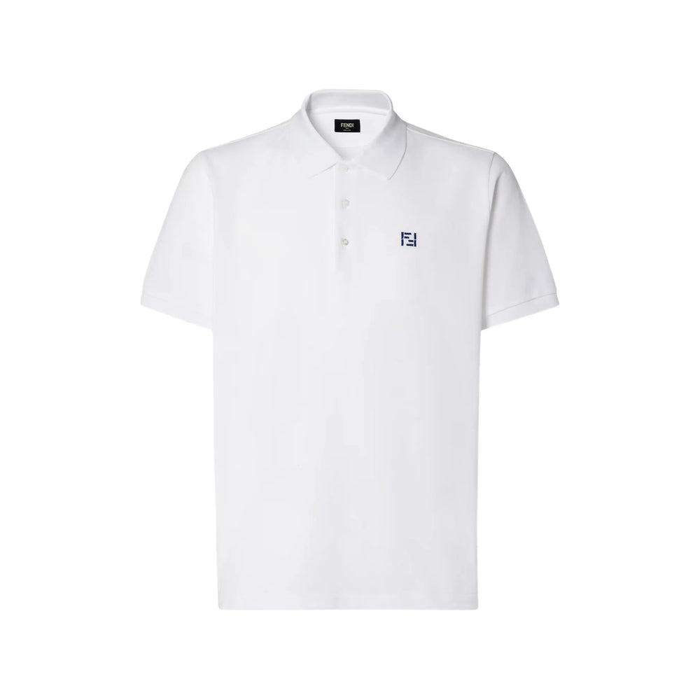 Fendi White Polo Shirts Men FENDI