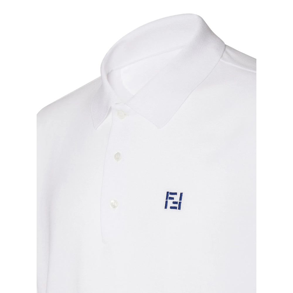 Fendi White Polo Shirts Men FENDI